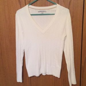 Old Navy white sweater. Size M
